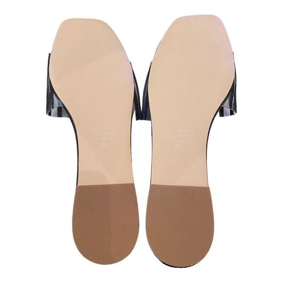 COCONUTS by MATISSE Up Late Black Slide Sandals NEW 9.5 - Picture 6 of 6